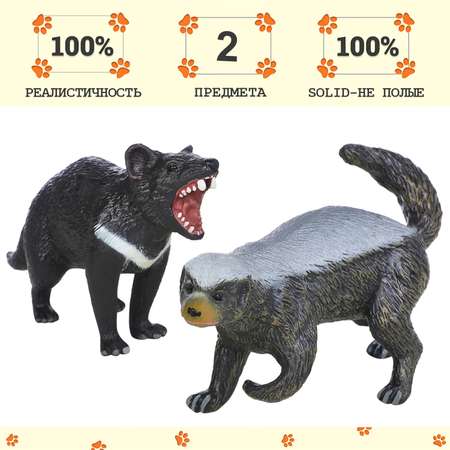 Игровой набор Masai Mara Тасманский дьявол и барсук