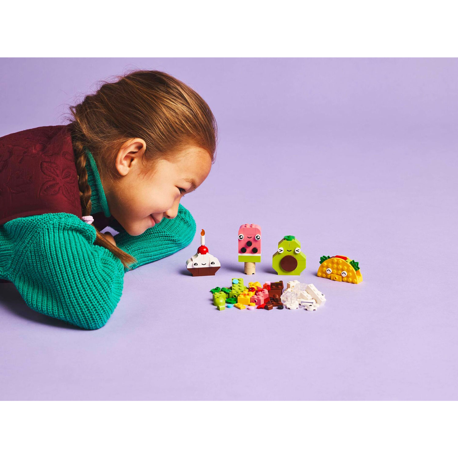 Конструктор LEGO Classic Создаем Еду Друзей 150 дет. - фото 7