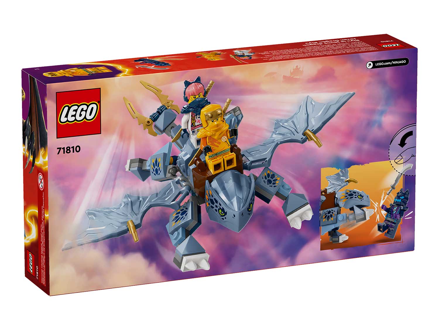 Конструктор LEGO NINJAGO Молодой дракон Райю 132 дет. - фото 7