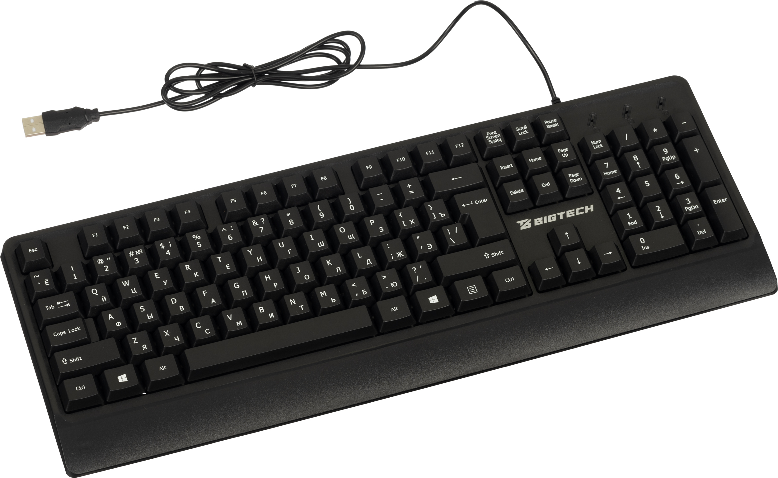 Клавиатура C-KB3031 черная, USB, 104кн BT-JKB-002/C-KB3031 - фото 2