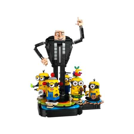 Конструктор LEGO Minions Грю и миньоны блочный