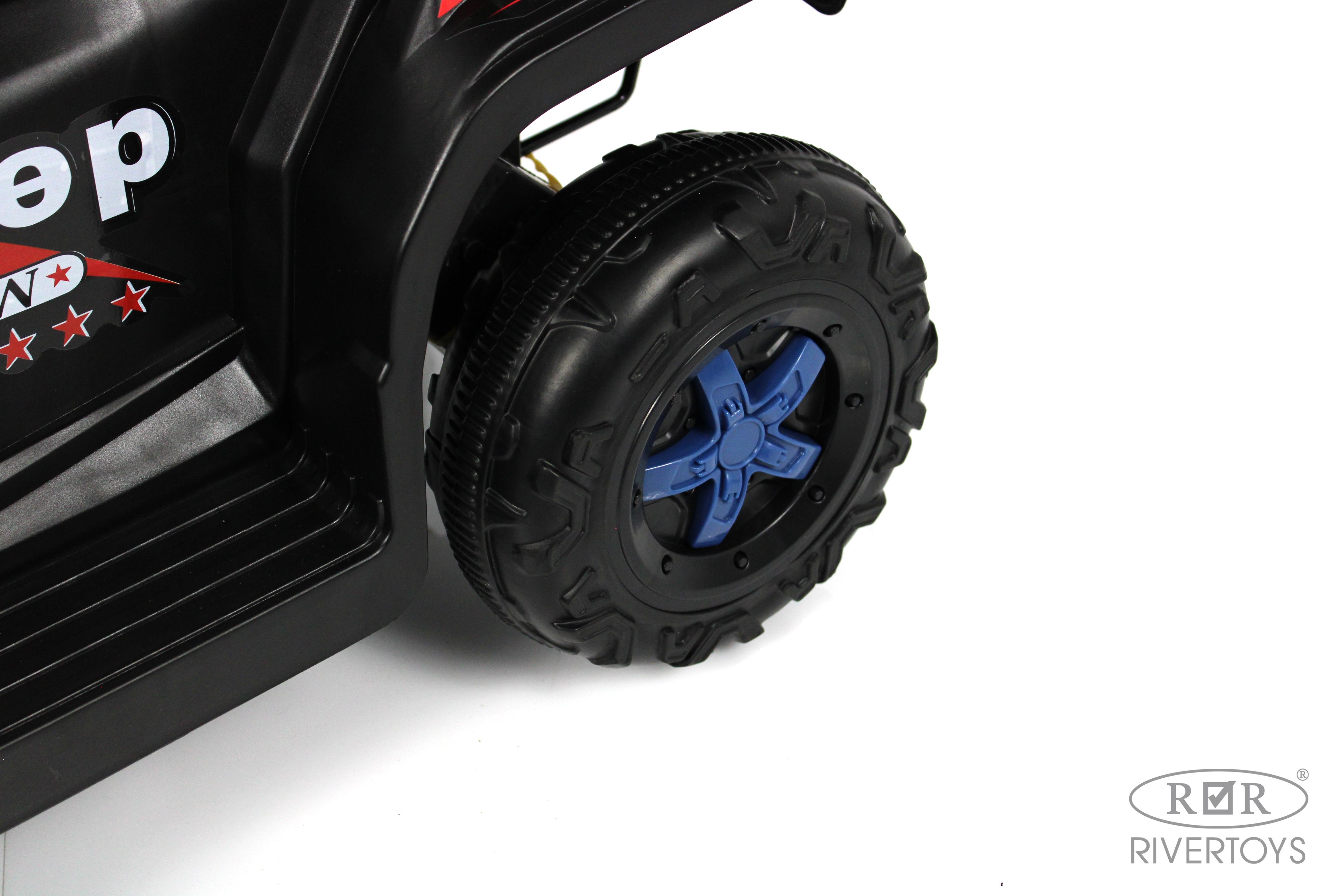 Электромобиль RIVERTOYS G003GG-BLUE С пультом ДУ - фото 5