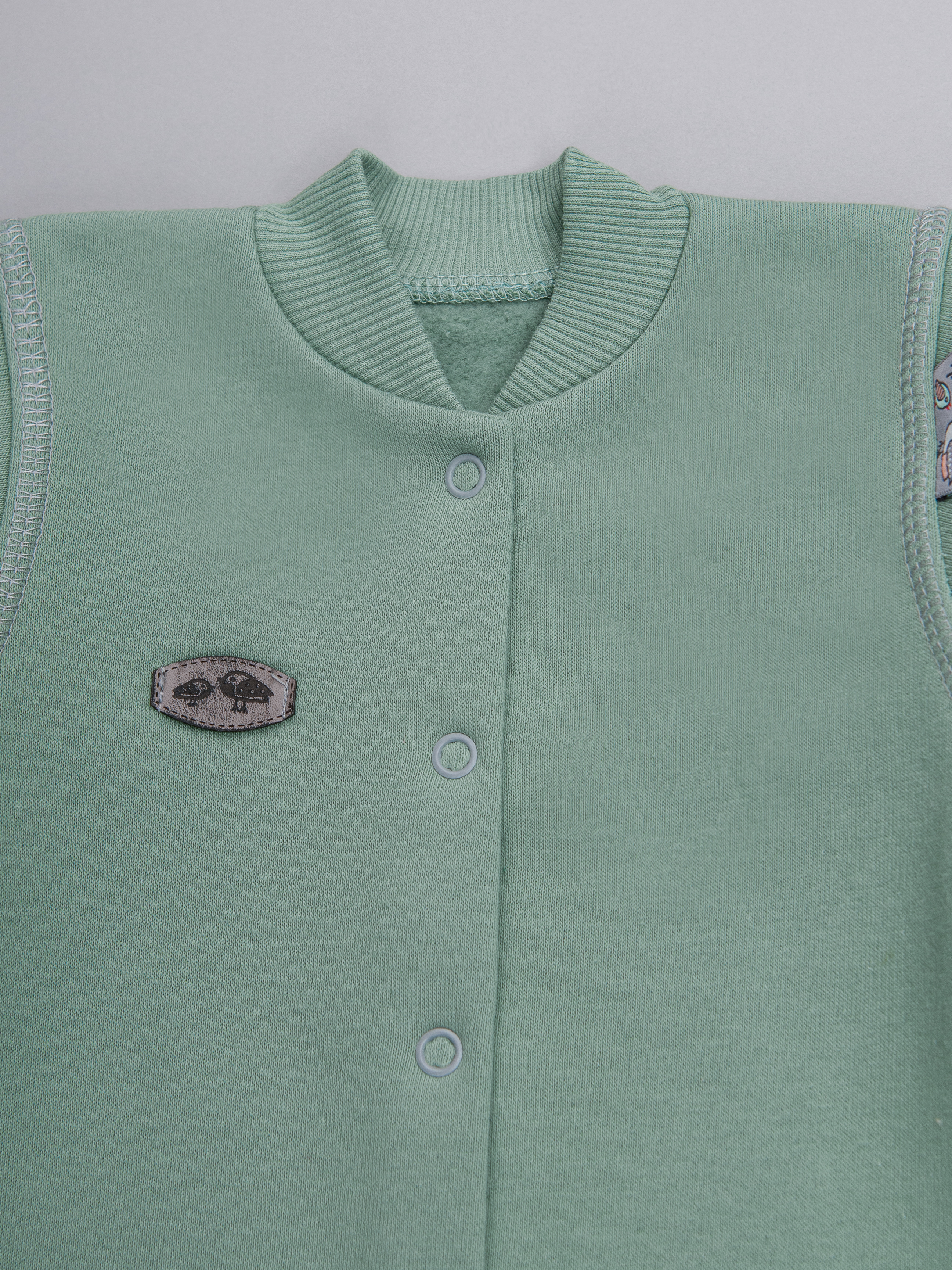 Комбинезон ТРИЯ 1164 футер 3-х нитка шалфей - фото 5