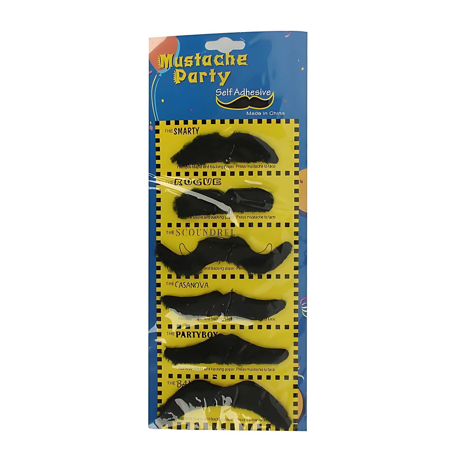 Набор аксессуаров ё усы накладные 6 шт. - фото 1