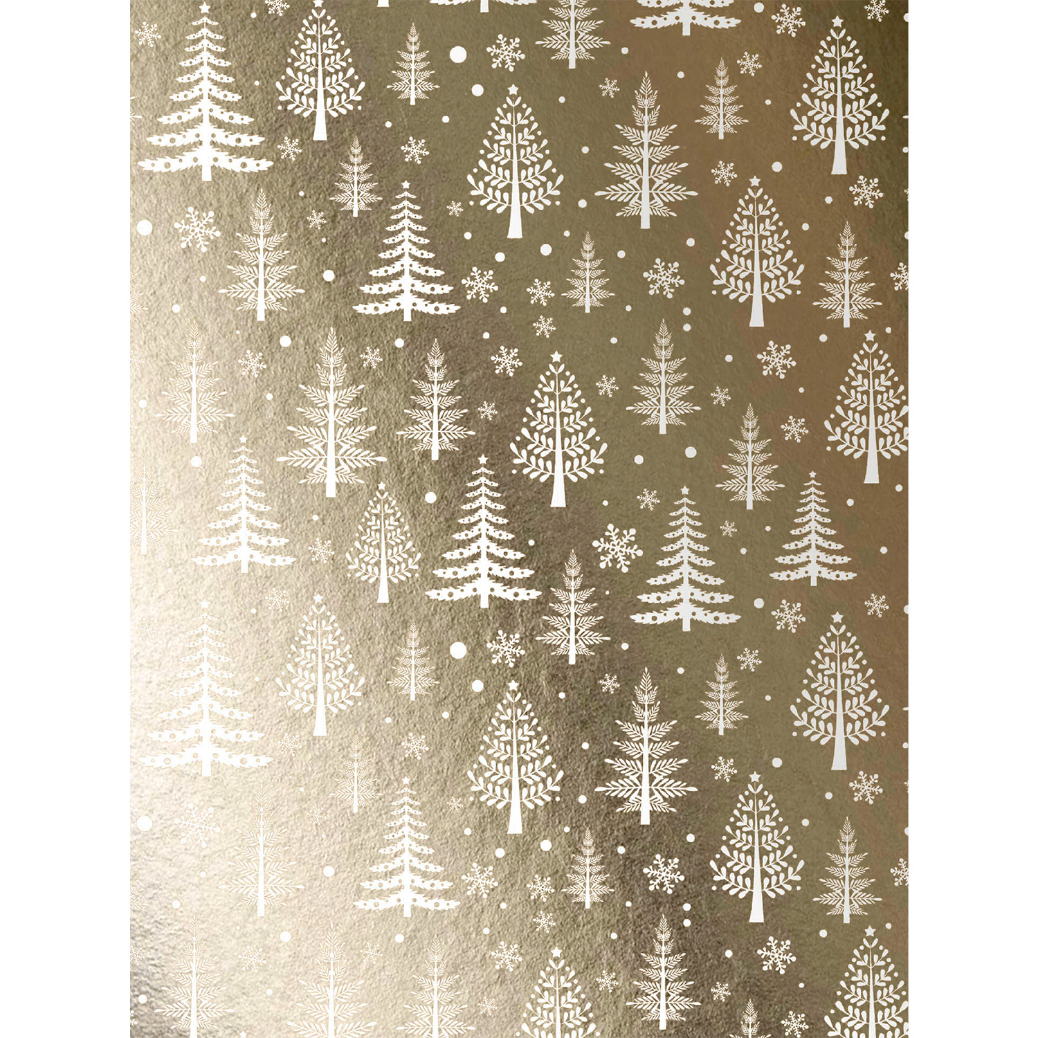 Бумага оберточная новогодняя Феникс Презент Элегантный праздник немелованная 100*70см - фото 1