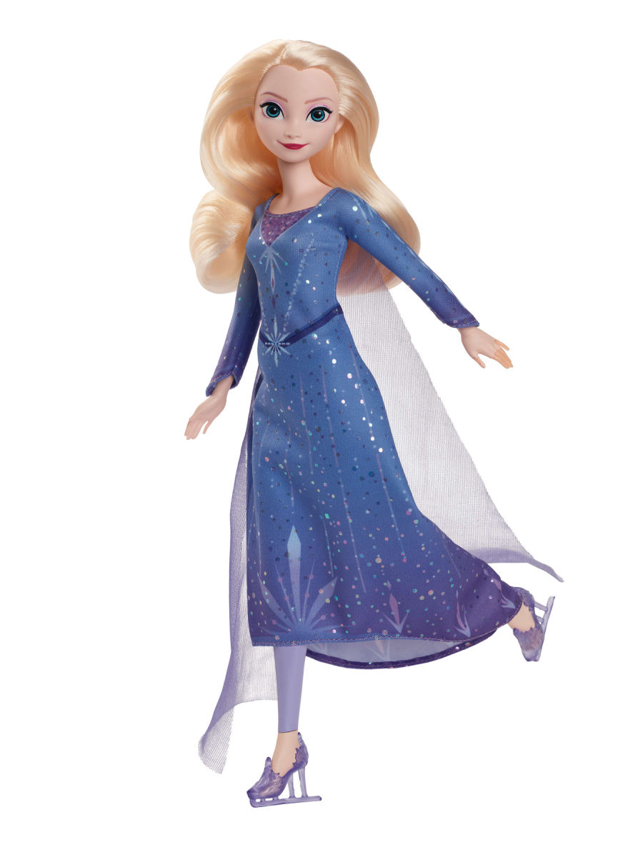 Кукла модельная Arnetta Mattel Disney Принцесса Эльза на коньках высота 29 см JBG53 - фото 1