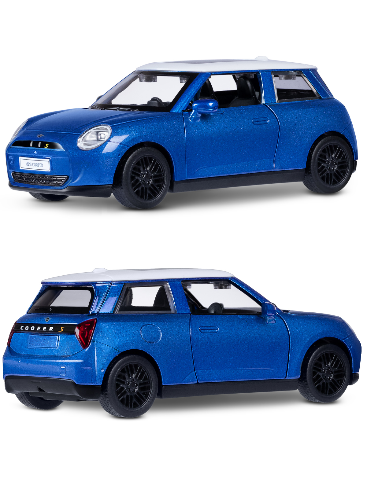 Автомобиль АВТОпанорама BMW Mini Cooper 1:34 JB1251774 - фото 15