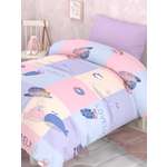 Комплект постельного белья BRAVO kids dreams Киты простыня на резинке полутораспальный 3 предм.