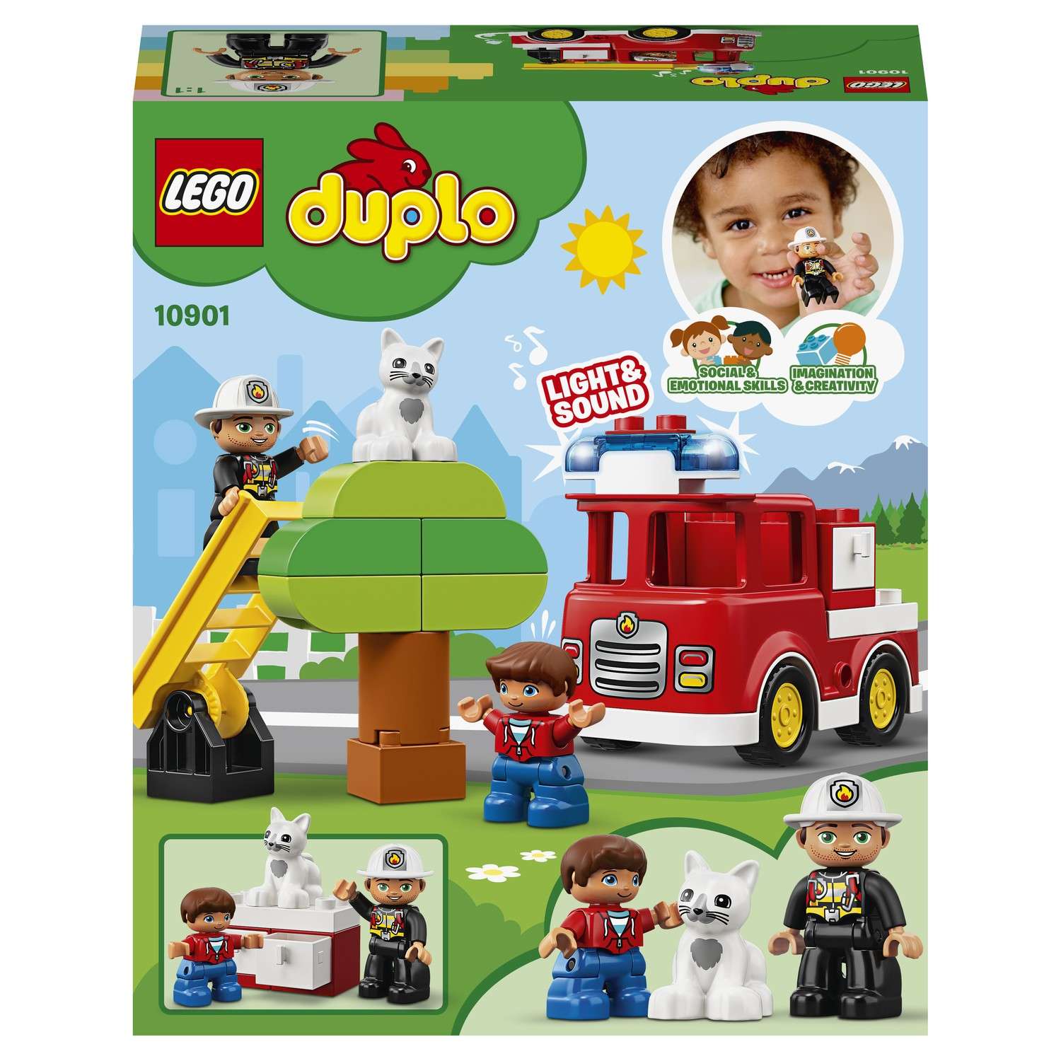 Конструктор LEGO DUPLO Town Пожарная машина блочный - фото 3