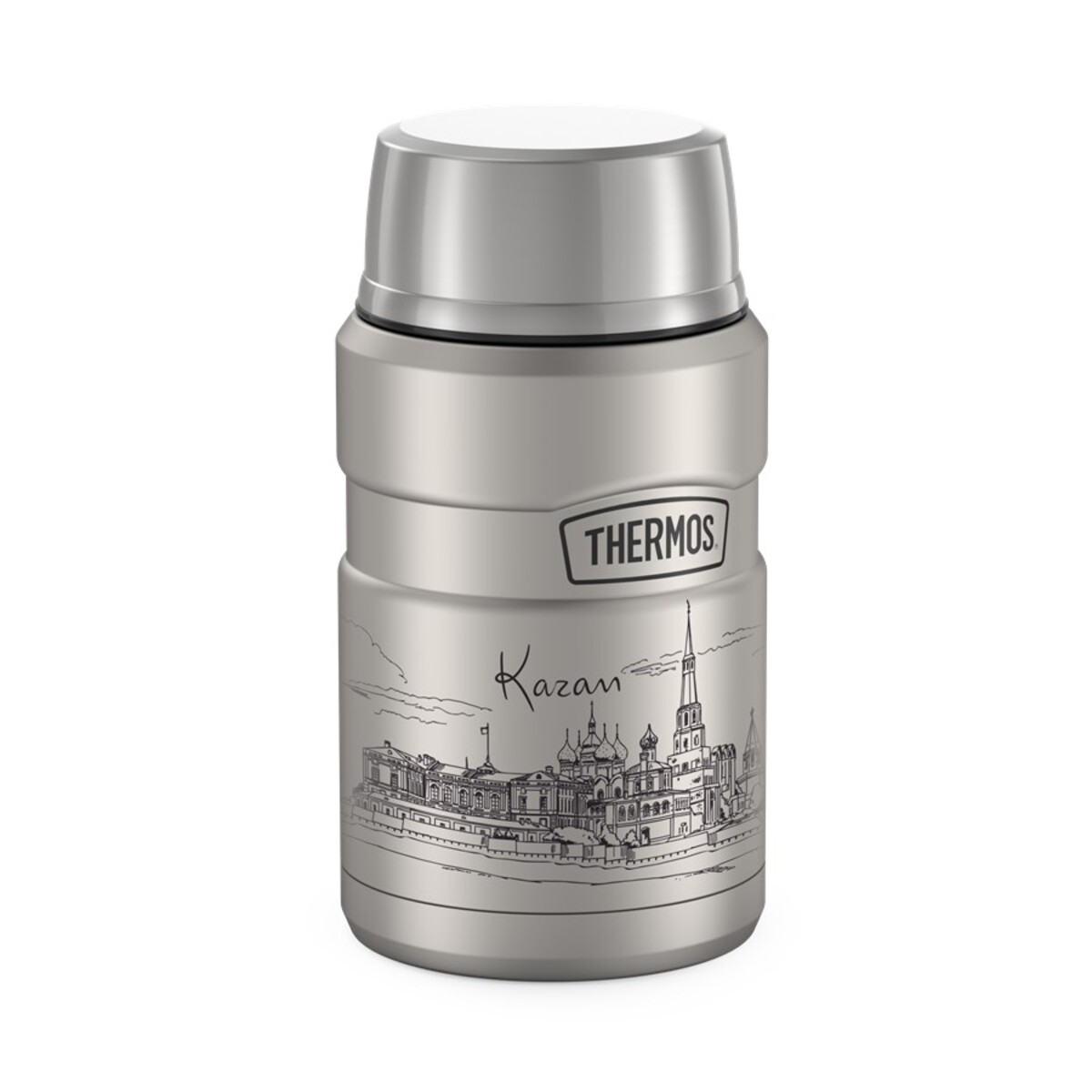 Термос из нерж. стали с ложкой Thermos SK3021(Kazan) 0,7L - фото 3