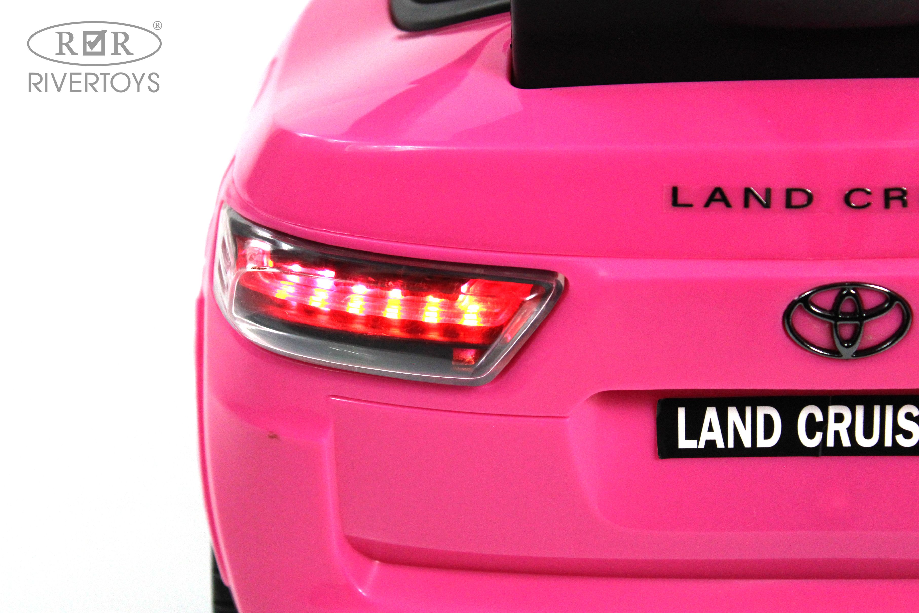 Электромобиль RIVERTOYS Toyota Z002ZZ-A-PINK С пультом ДУ - фото 15