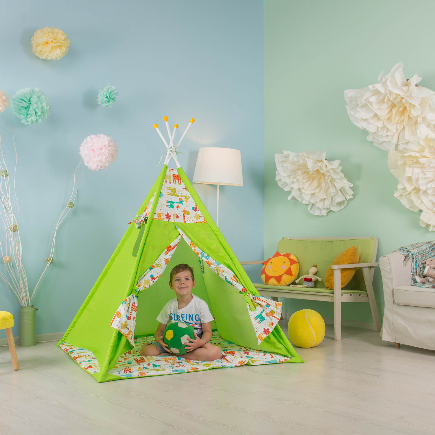 Палатка Polini kids Жираф - фото 13