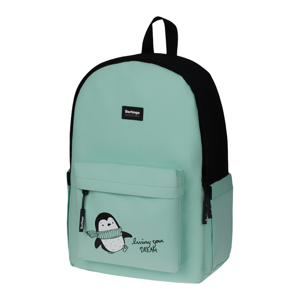Рюкзак BERLINGO Casual Penguin mint - фото 1