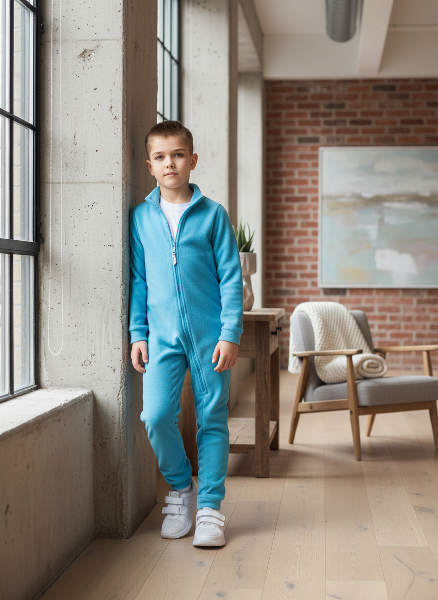 Изображение товара Флисовый комбинезон Утенок 122 для мальчиков и девочек