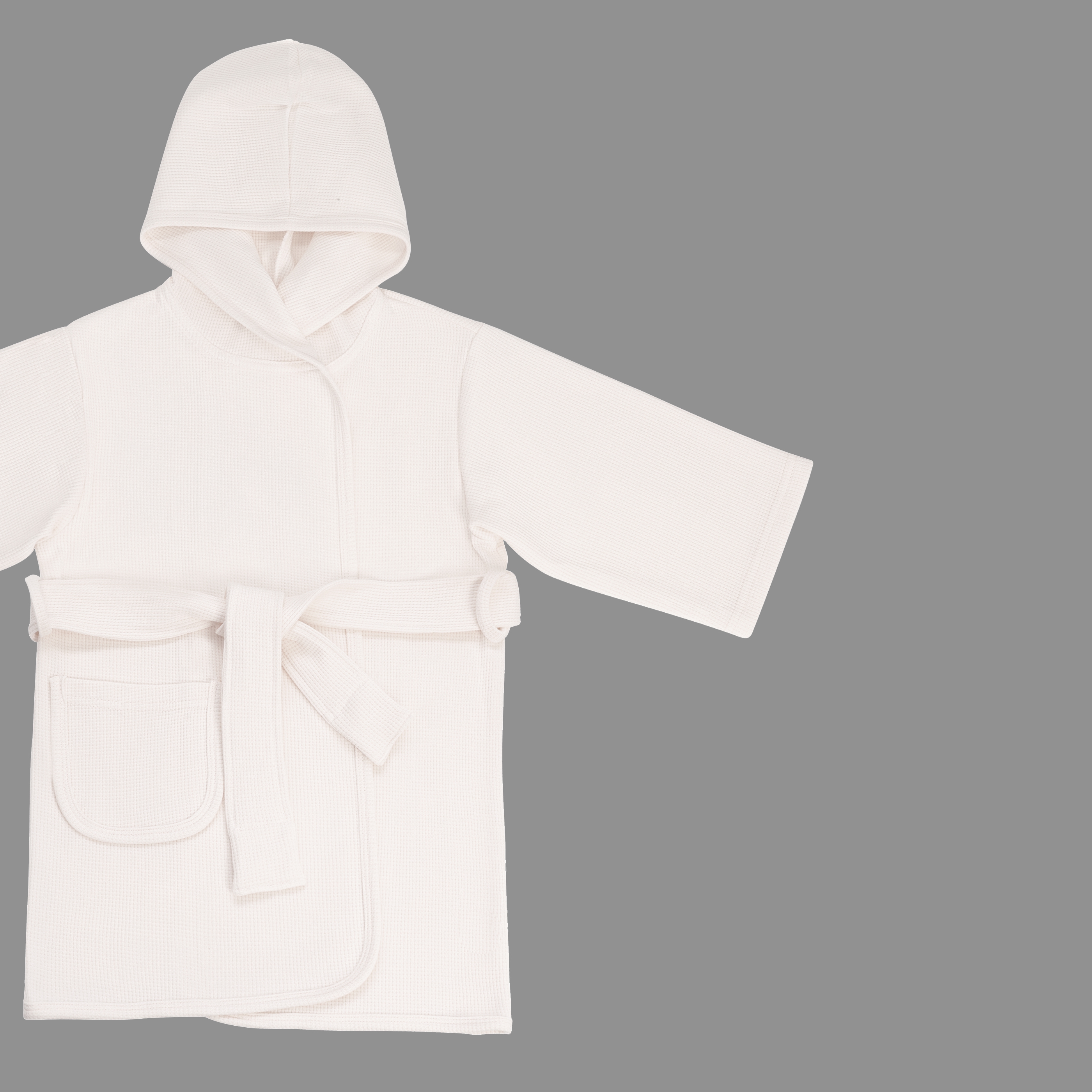 Халат Фабрика Бамбук M030505KV/000W/молочный - фото 2