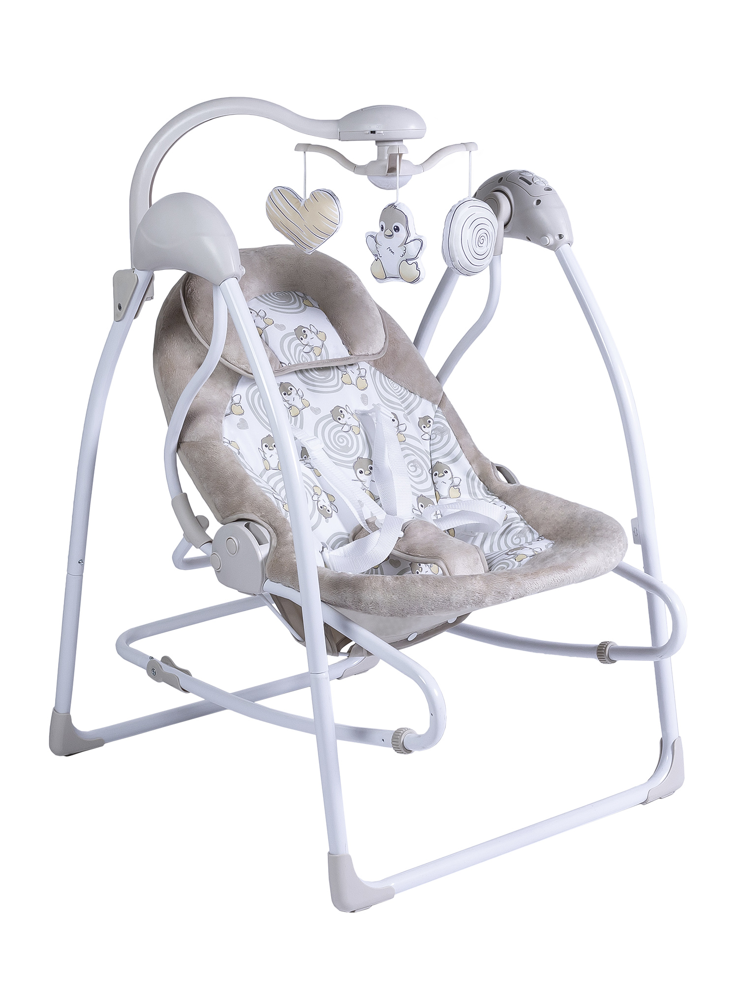 Качели Sweet Baby Pure pinguino Crema - фото 13