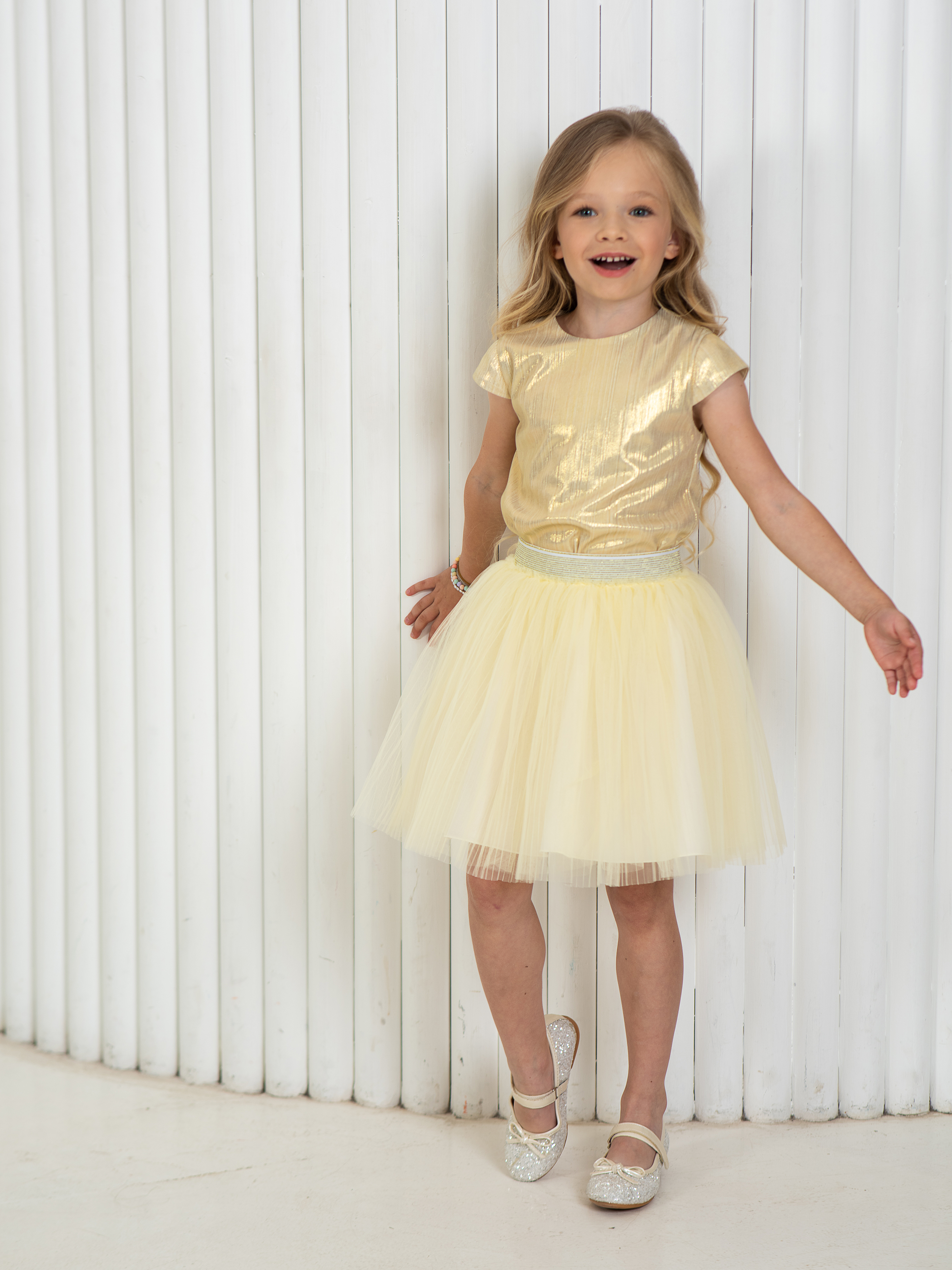 Юбка LisaWeta S-142 желтый - фото 11