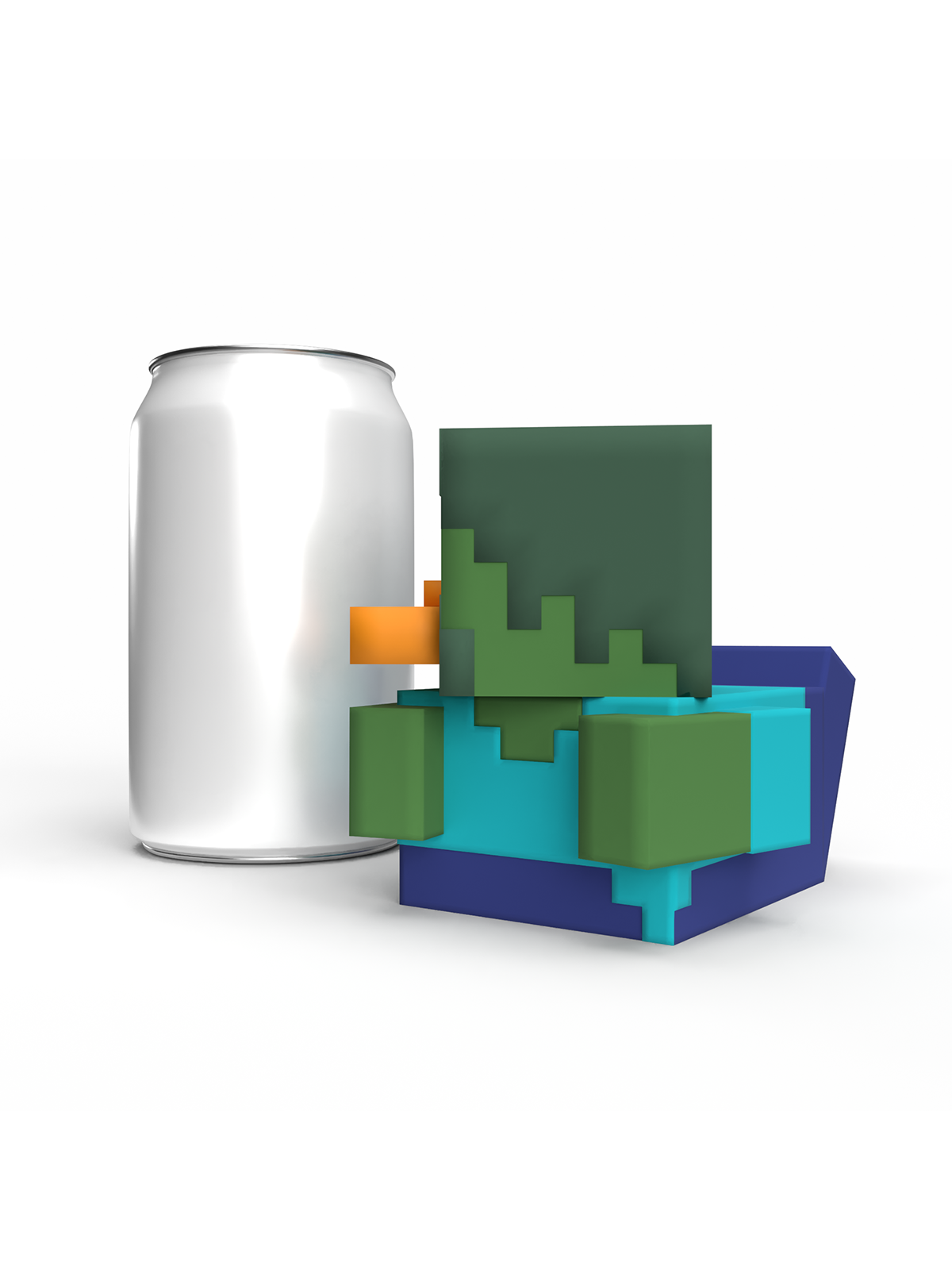Фигурка Minecraft Утка Tubbz Zombie - фото 9