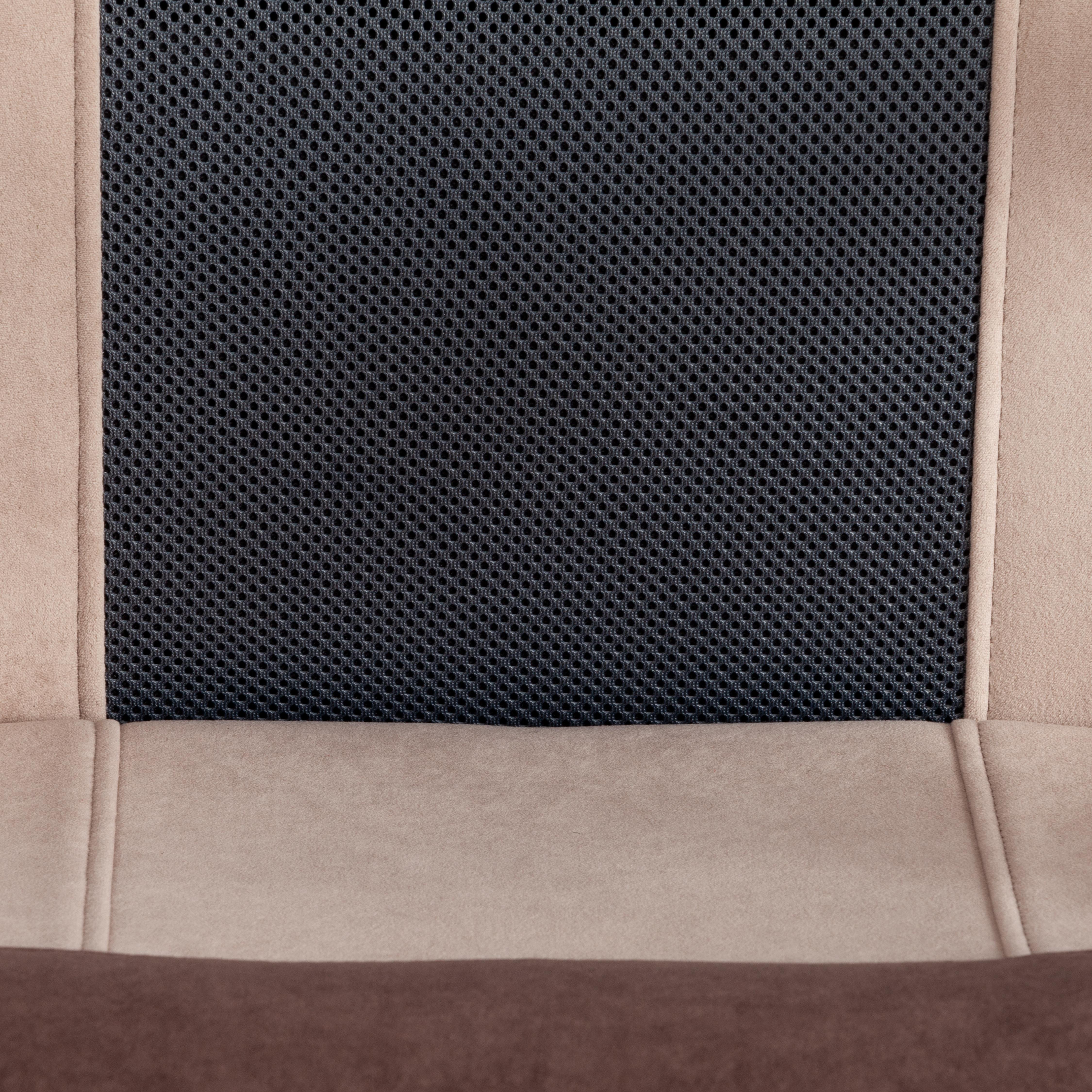 Компьютерное кресло TETCHAIR флок, коричневый/бежевый/серый - фото 16