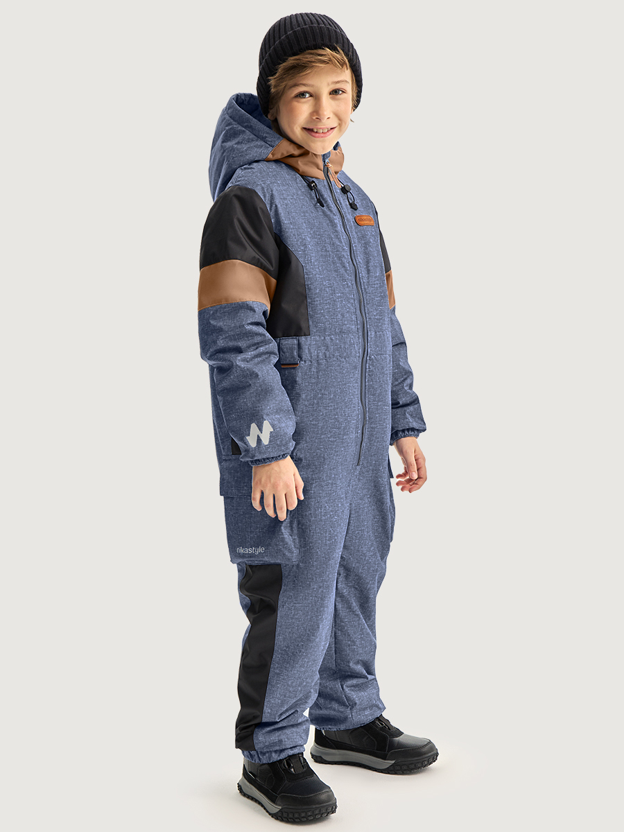 Изображение товара Комбинезон NIKASTYLE для мальчика 128 с утеплителем FIBERlite