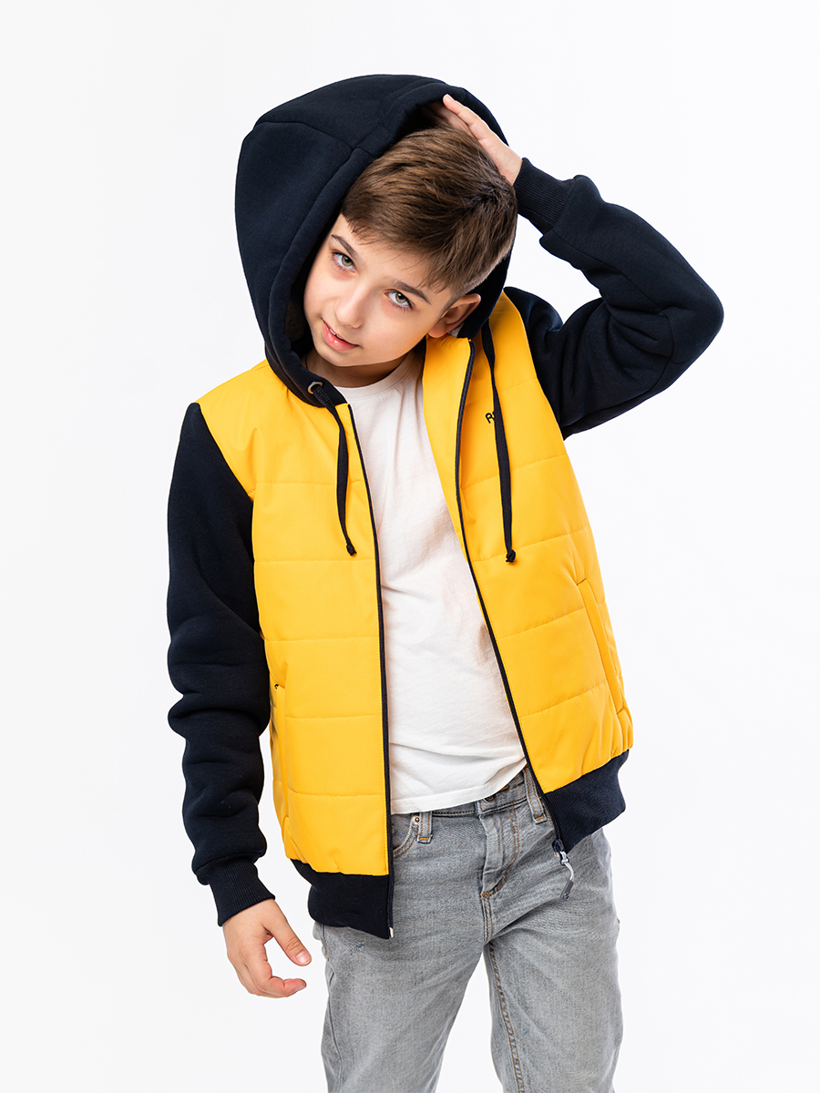 Куртка RODOS М-222_Детская(М)/Желтый_синий - фото 9