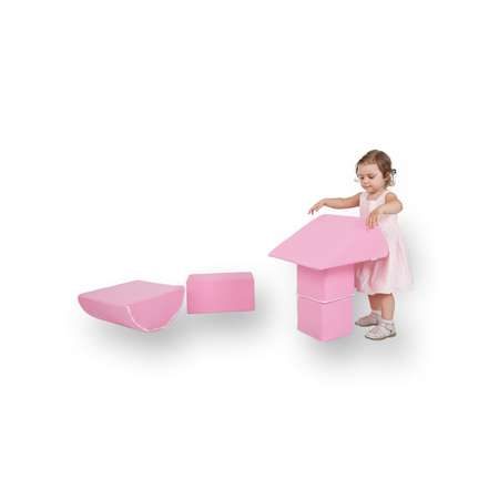 Конструктор Hotenok из мягких подушек Розовый сон Base conh01pink