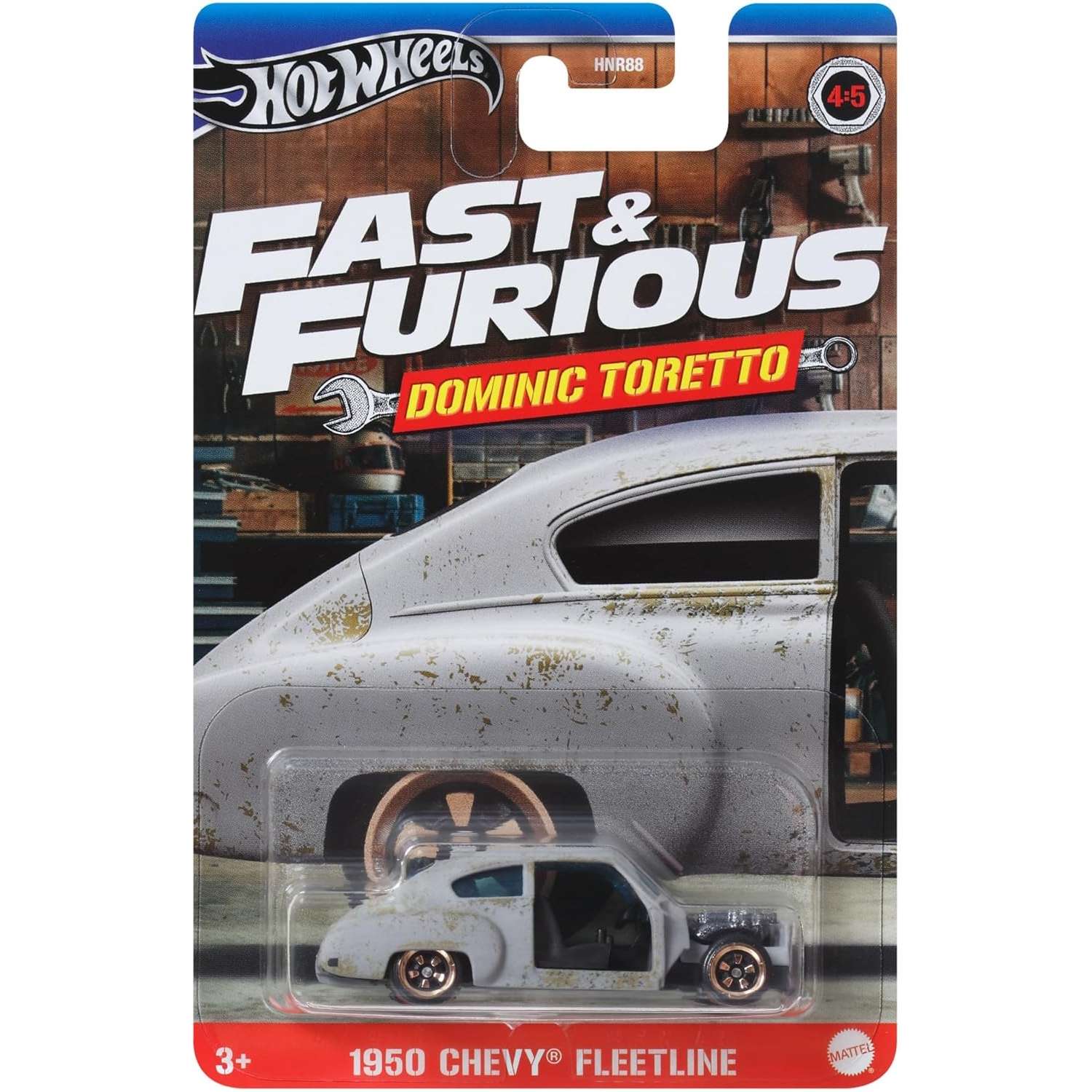Автомобиль Hot Wheels 1950 Chevy Fleetline 1:64 HNR88/HRW49 - фото 4