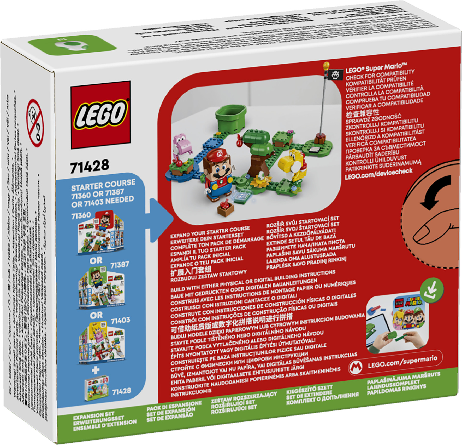 Конструктор LEGO Super Mario Набор Яичный лес Йоши 107 дет. - фото 6