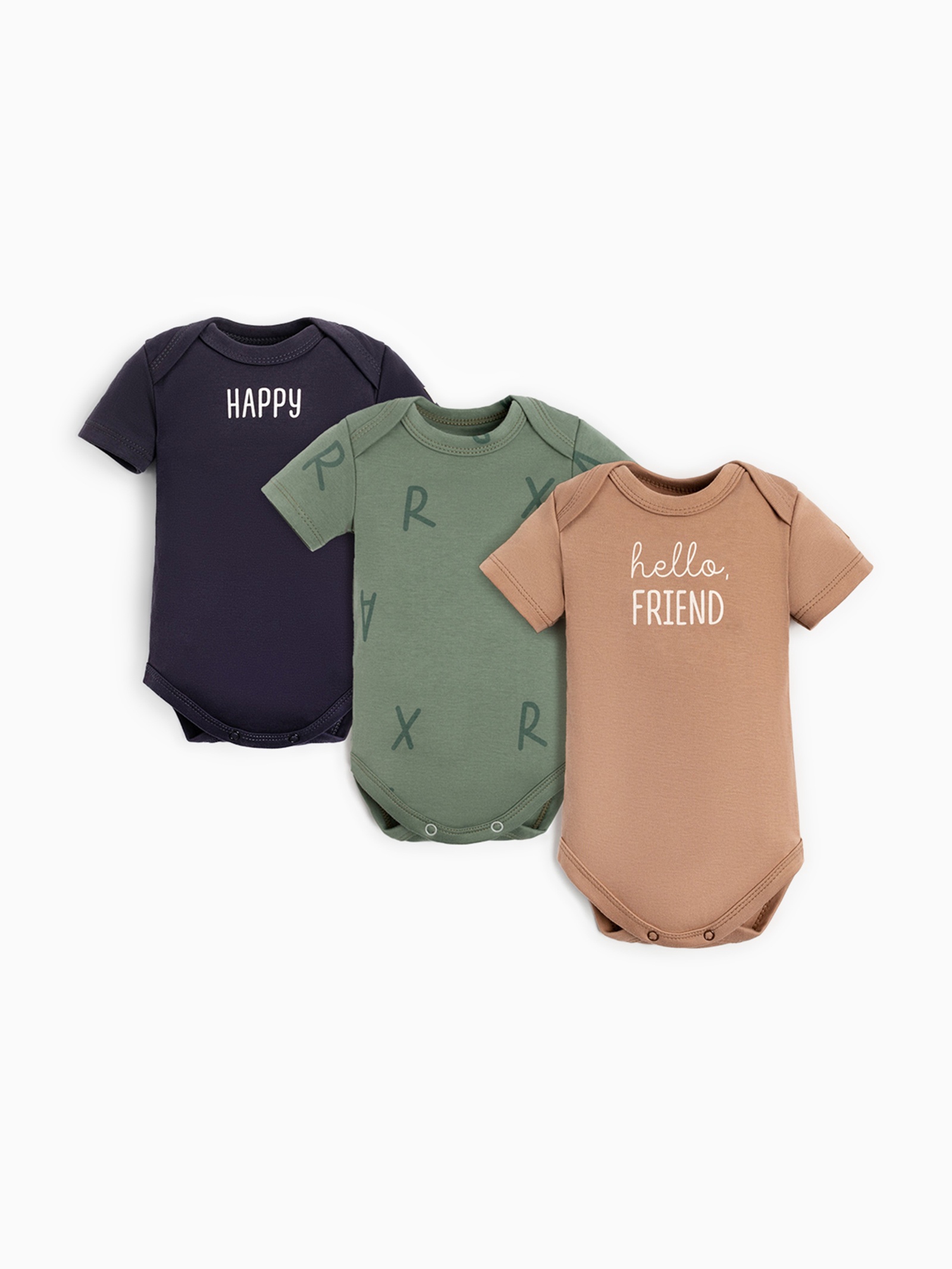 Изображение товара Детское боди Крошка Я 3 шт для новорожденных, гипоаллергенное, комфортное