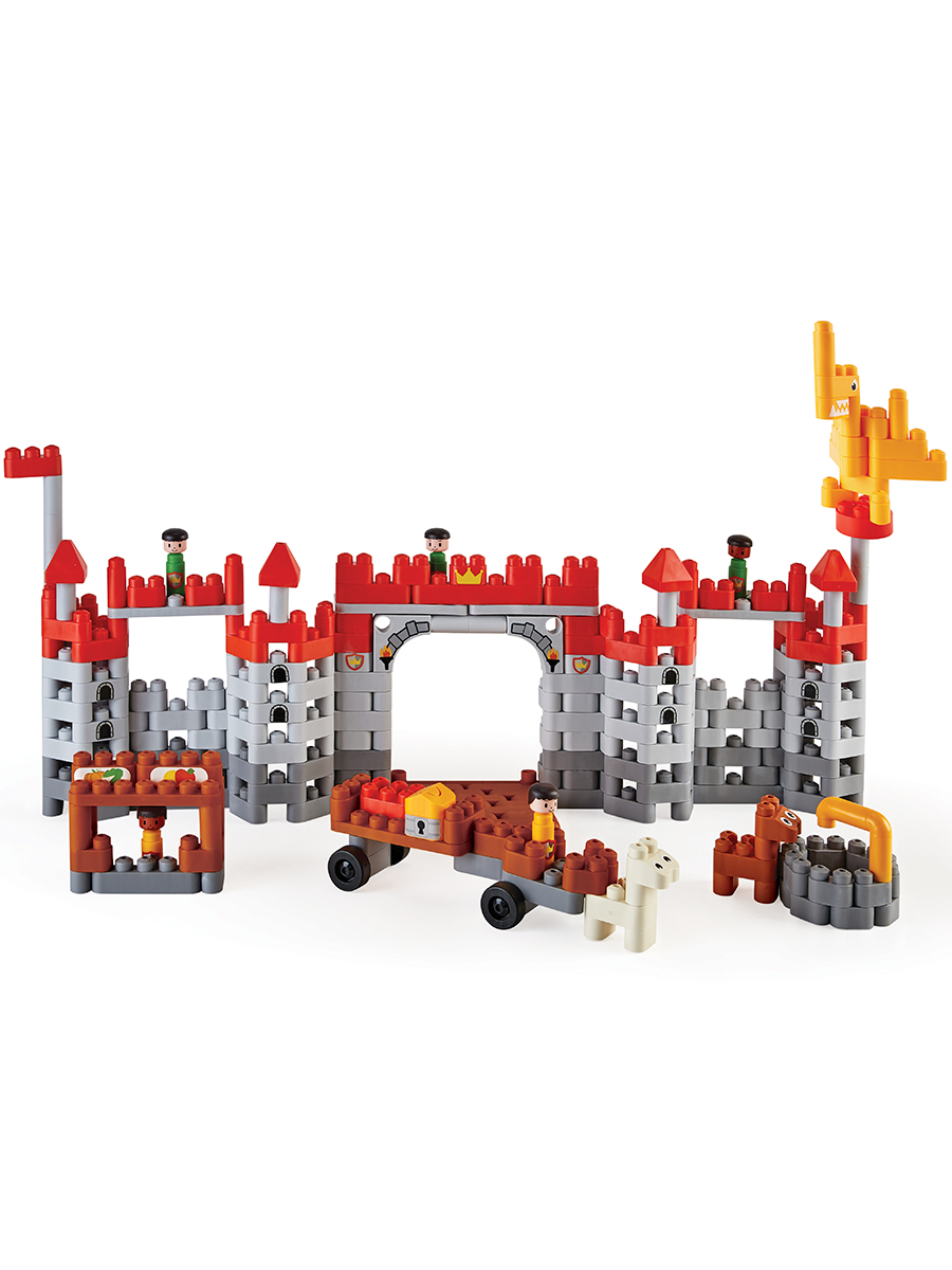 Конструктор Hape Средневековый замок 310 дет. - фото 8