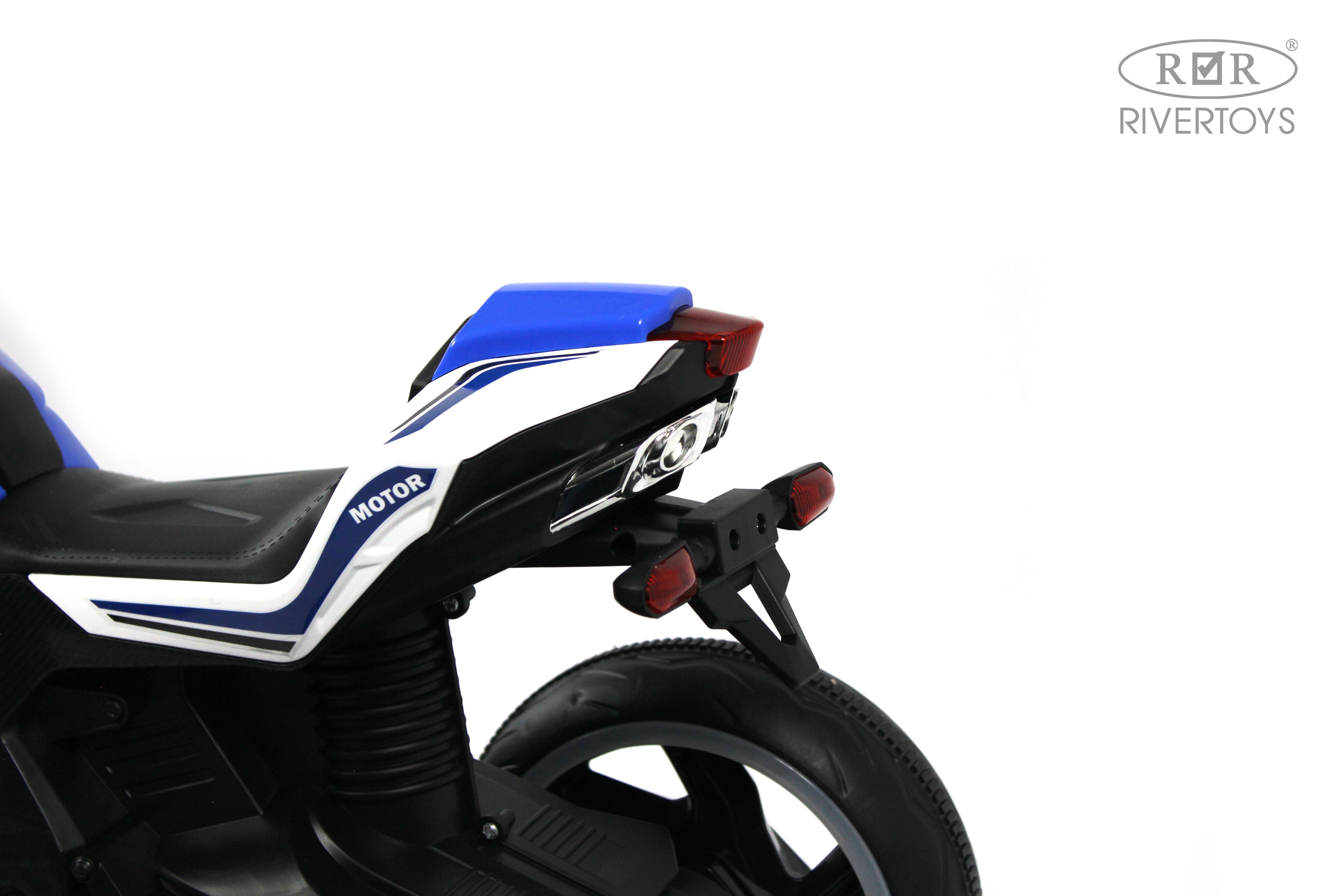 Электромобиль RIVERTOYS K222AM-BLUE - фото 13