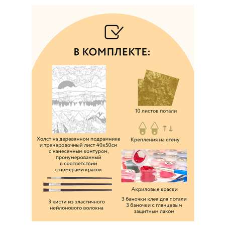 Картина по номерам ТРИ СОВЫ