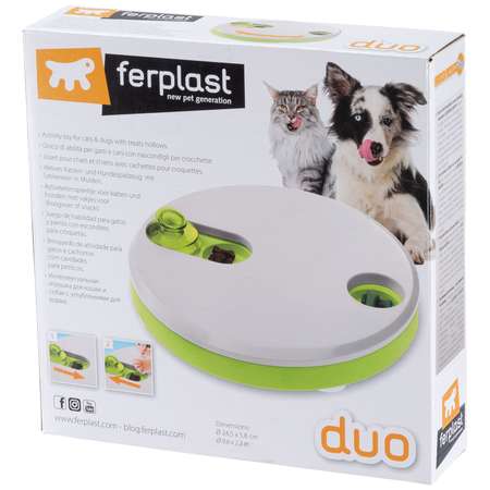 Игрушка-кормушка для животных Ferplast Duo интерактивная 85484099