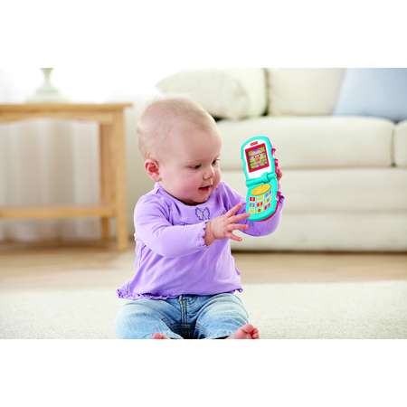 Дружелюбный телефон Fisher Price раскладной