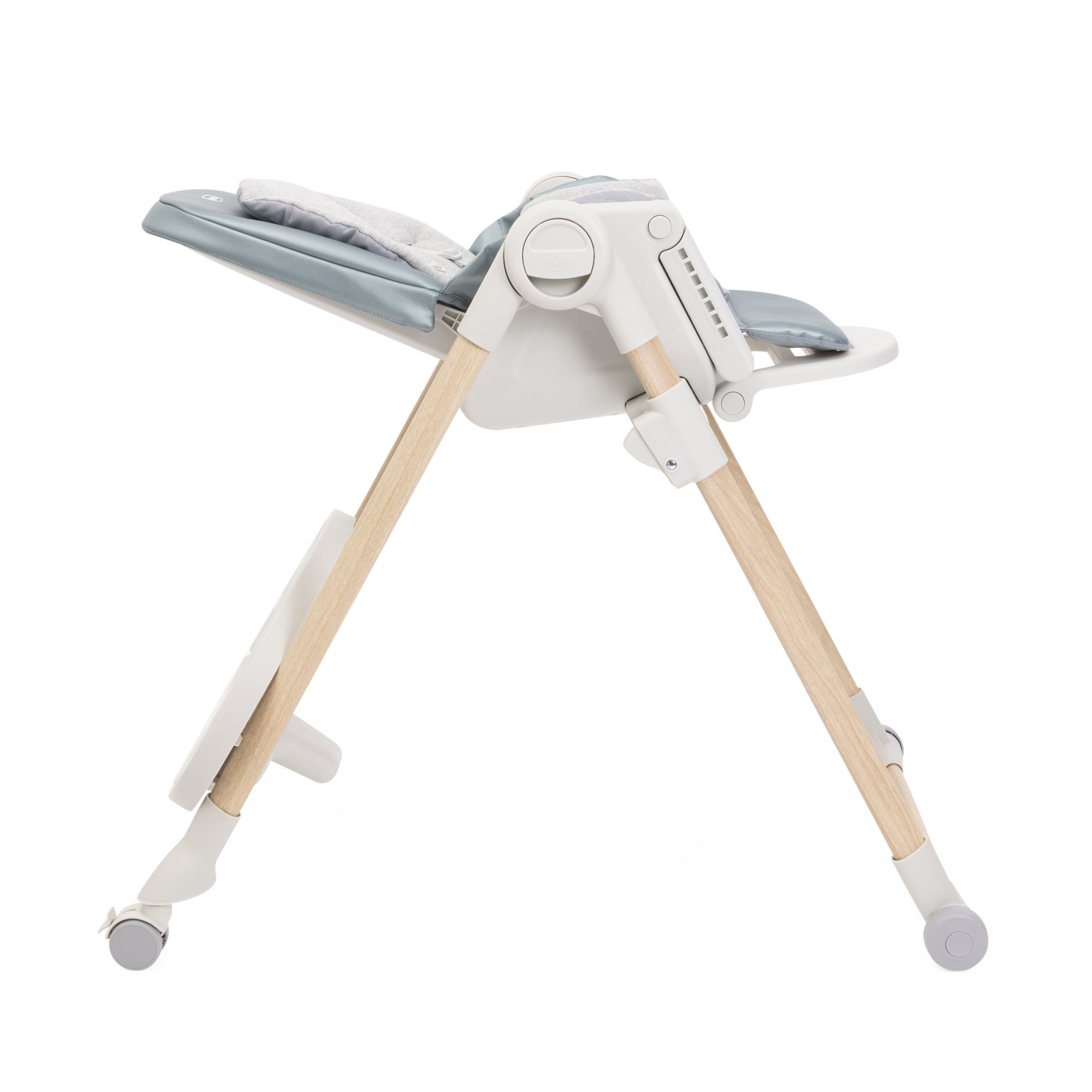 Стульчик для кормления Chicco голубой - фото 22