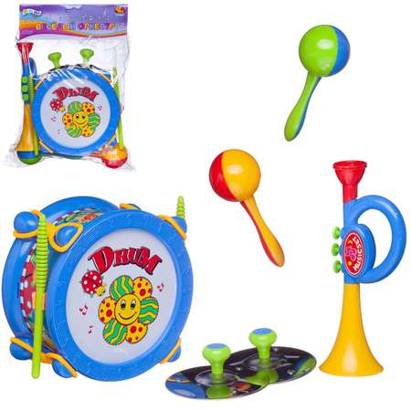 Игрушка музыкальная Abtoys ДоРеМио барабаны, маракас