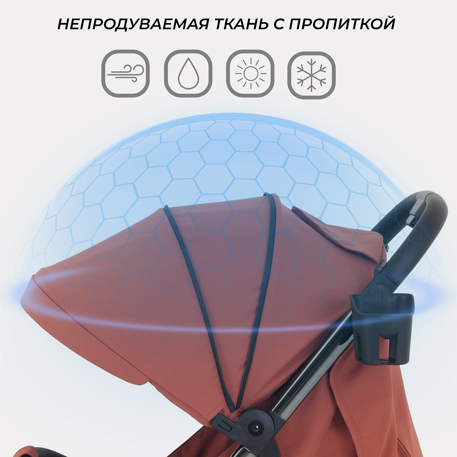 Коляска прогулочная Rant PIXEL - фото 8
