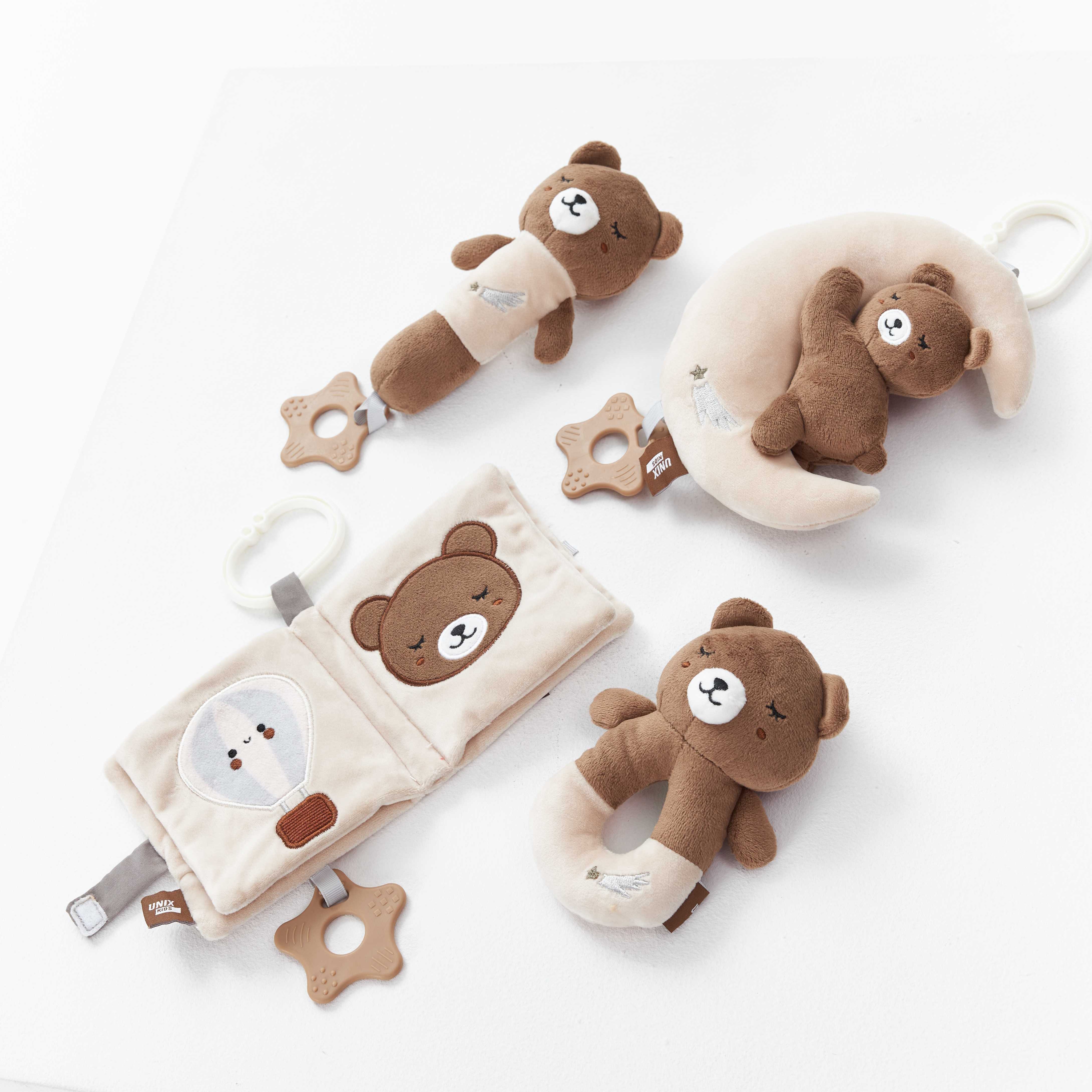 Игрушка UNIX Kids подвеска Мишка на луне 0+ набор 4 шт - фото 17