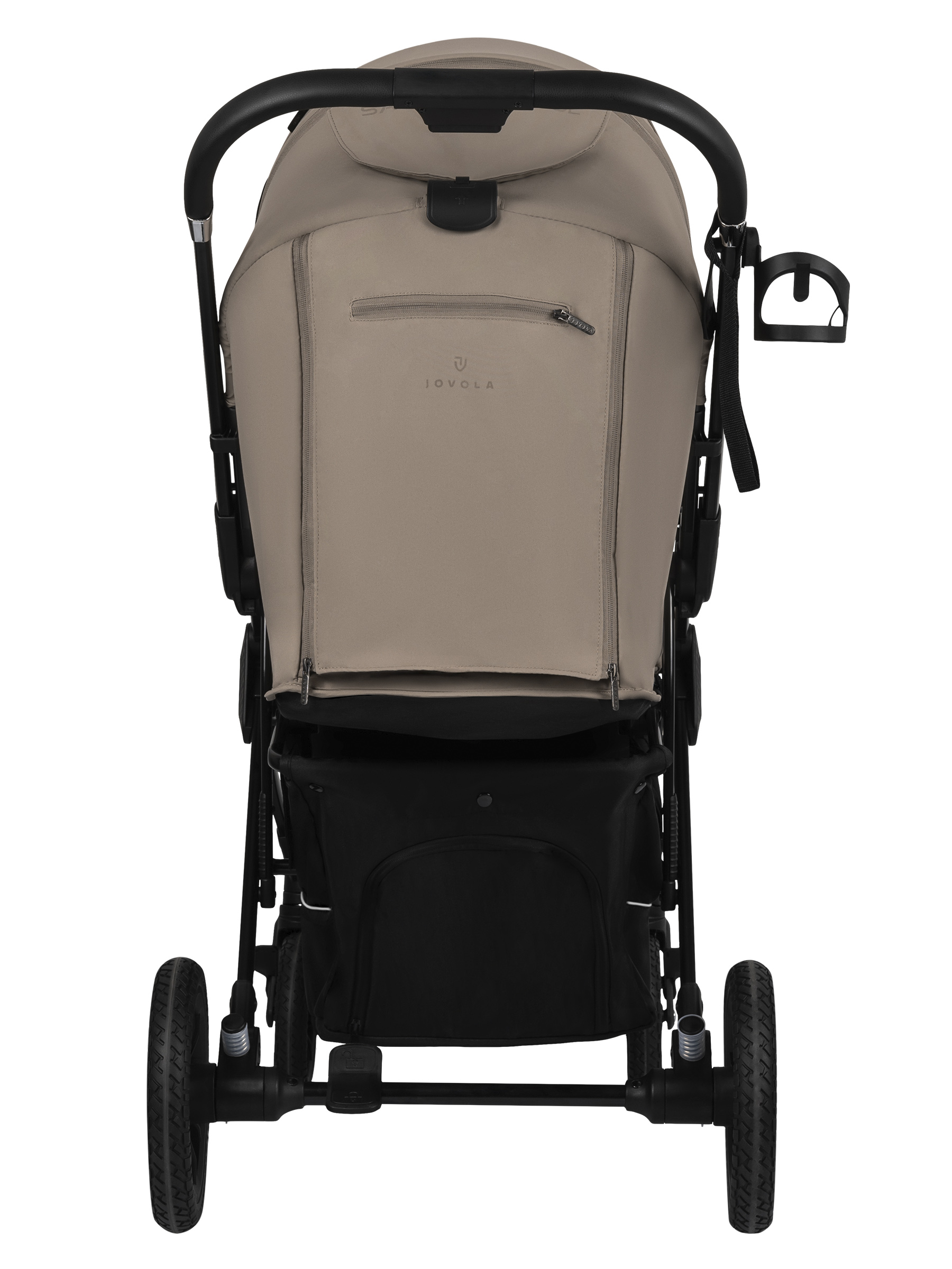 Коляска прогулочная JOVOLA Magma с перекидной ручкой бежевый - фото 24