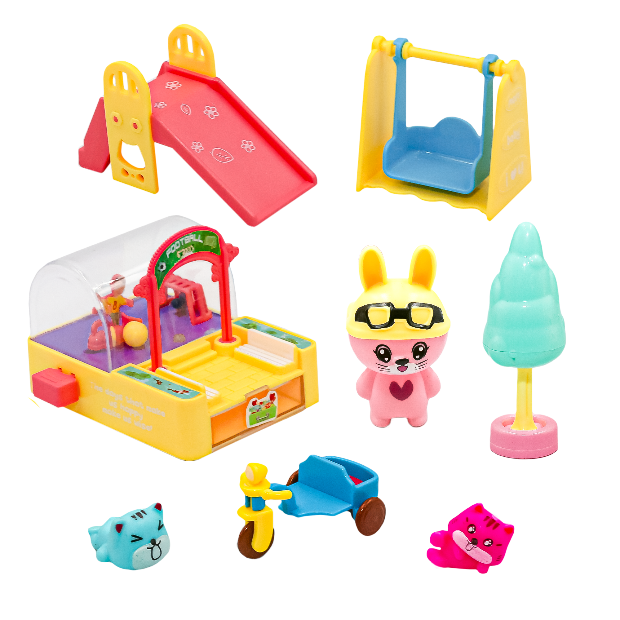 Игровой набор SHARKTOYS Спортивная площадка для котят - фото 2