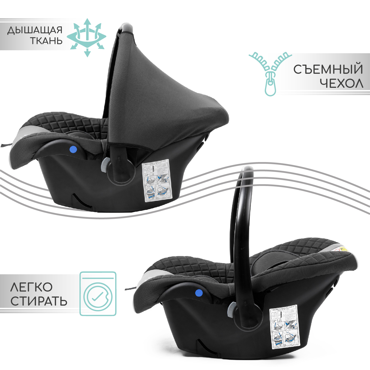 Автокресло Amarobaby 0 (0 -13 кг) - фото 6