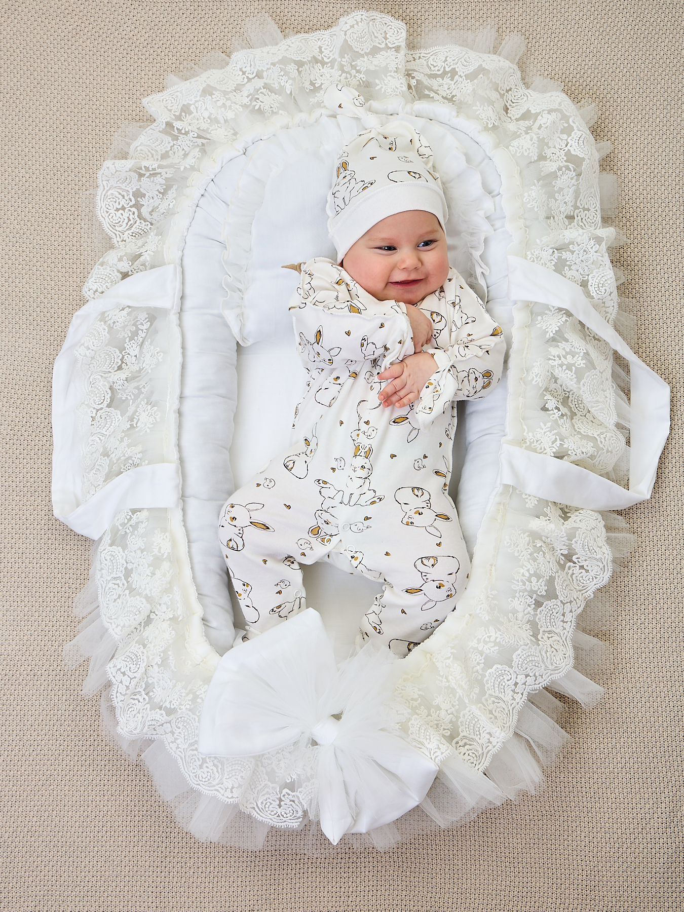 Конверт пеленальный (кокон) ТОСЯ БОСЯ белый - фото 9