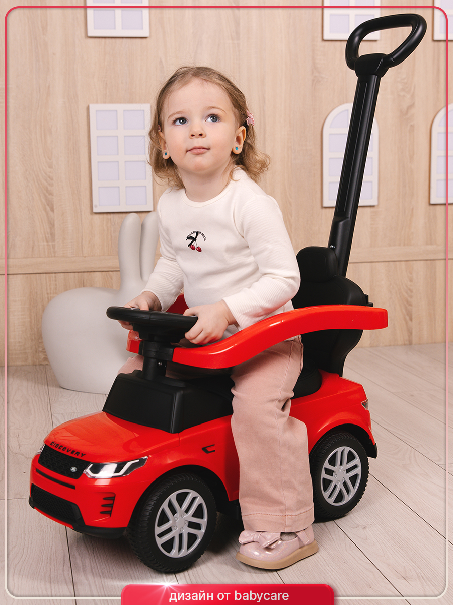 Каталка BabyCare Land Rover красный - фото 14