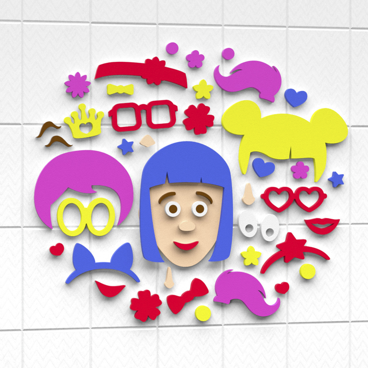 Набор для купания ElBascoToys аква портрет Девочка - фото 6