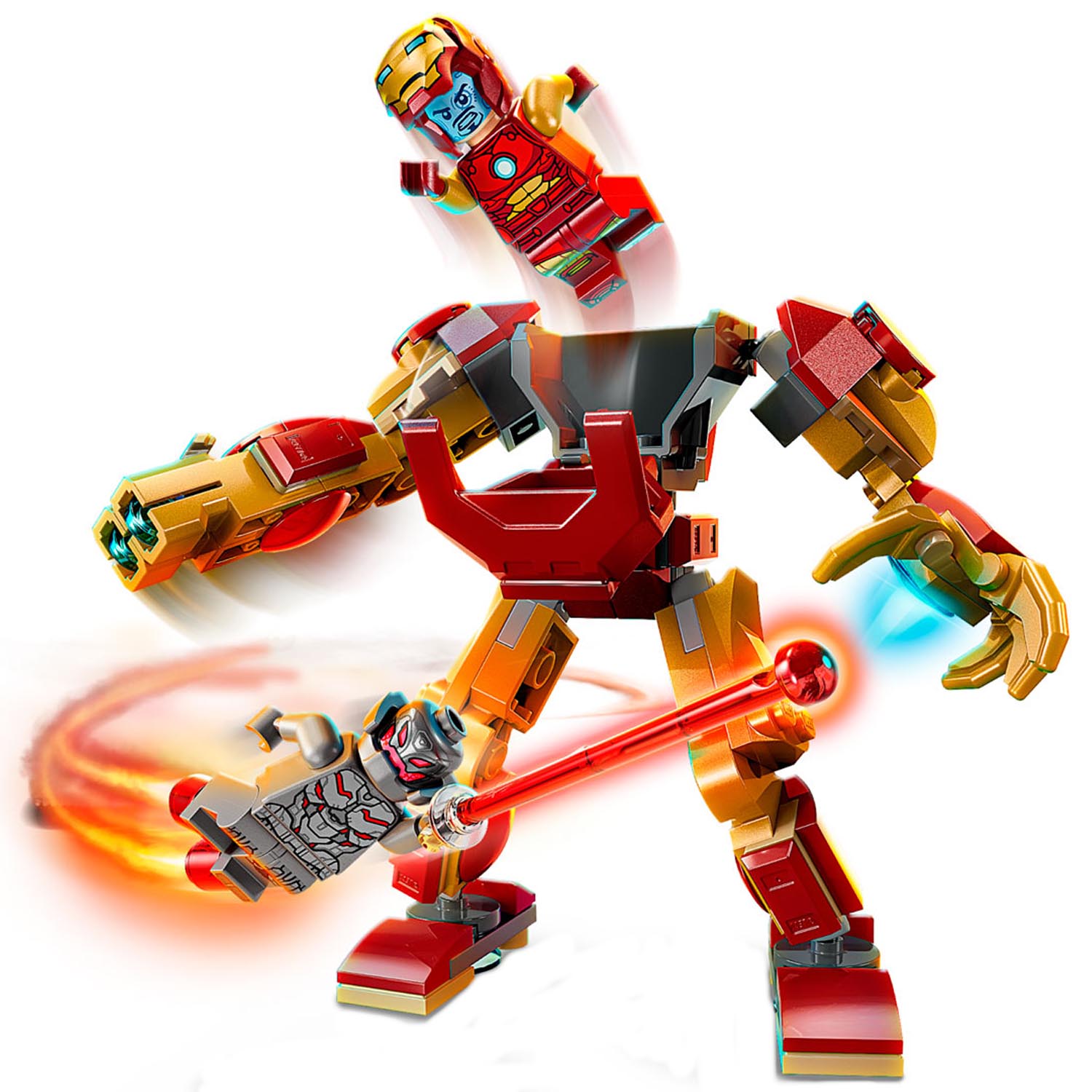 Конструктор LEGO Marvel Super Heroes Робот Железного Человека 101 дет. - фото 10