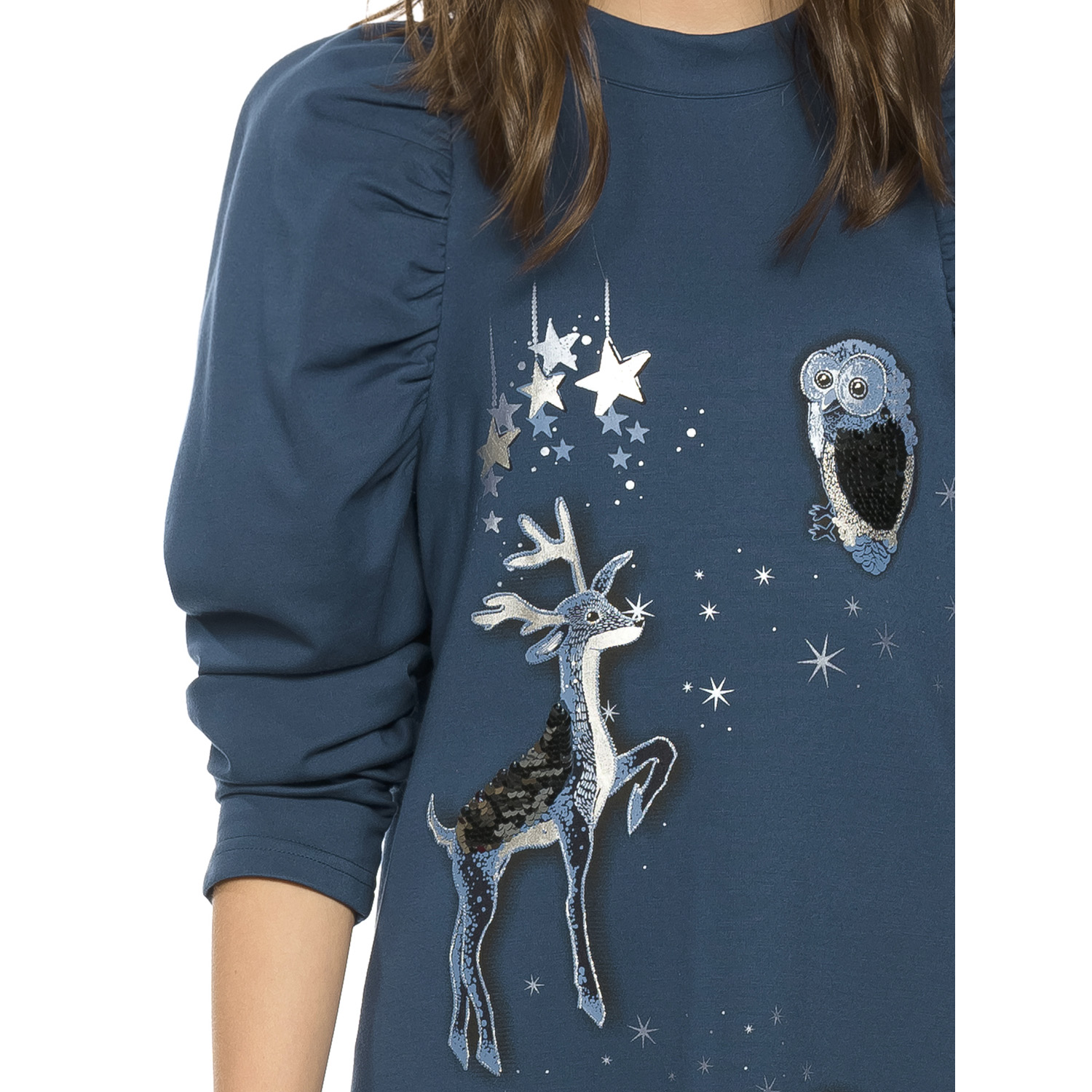 Платье Pelican GFDJ4263/Темно-синий(54) - фото 4