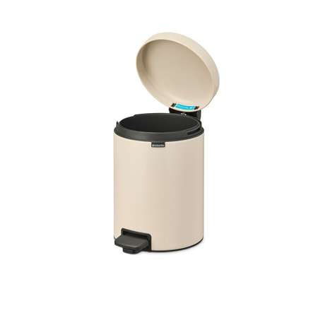 Бак мусорный Brabantia NewIcon с педалью бежевый 5л 149900
