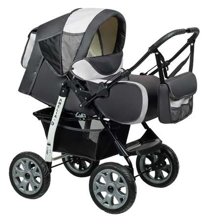 Коляска трансформер alis Amelia серый