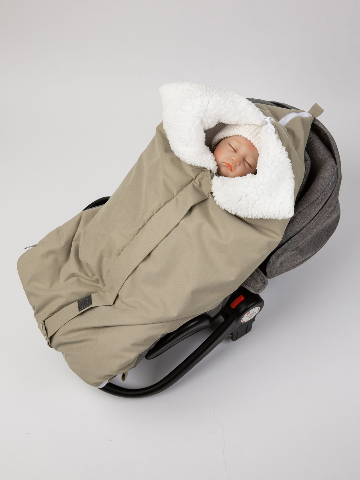 Конверт в коляску inlovery Нортес бежевый - фото 10