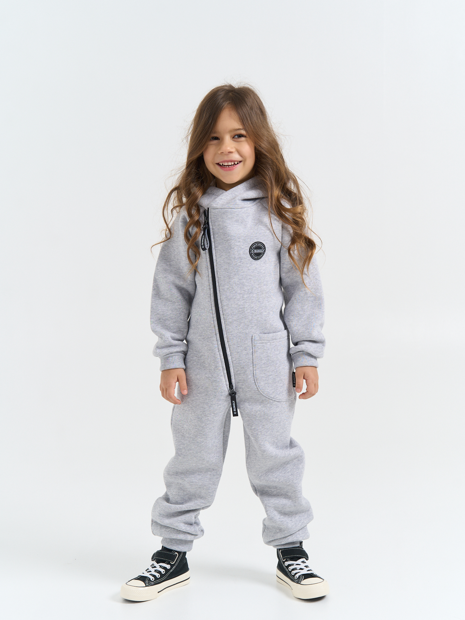 Комбинезон BUNGLY 1R7552/Серыймеланж - фото 1